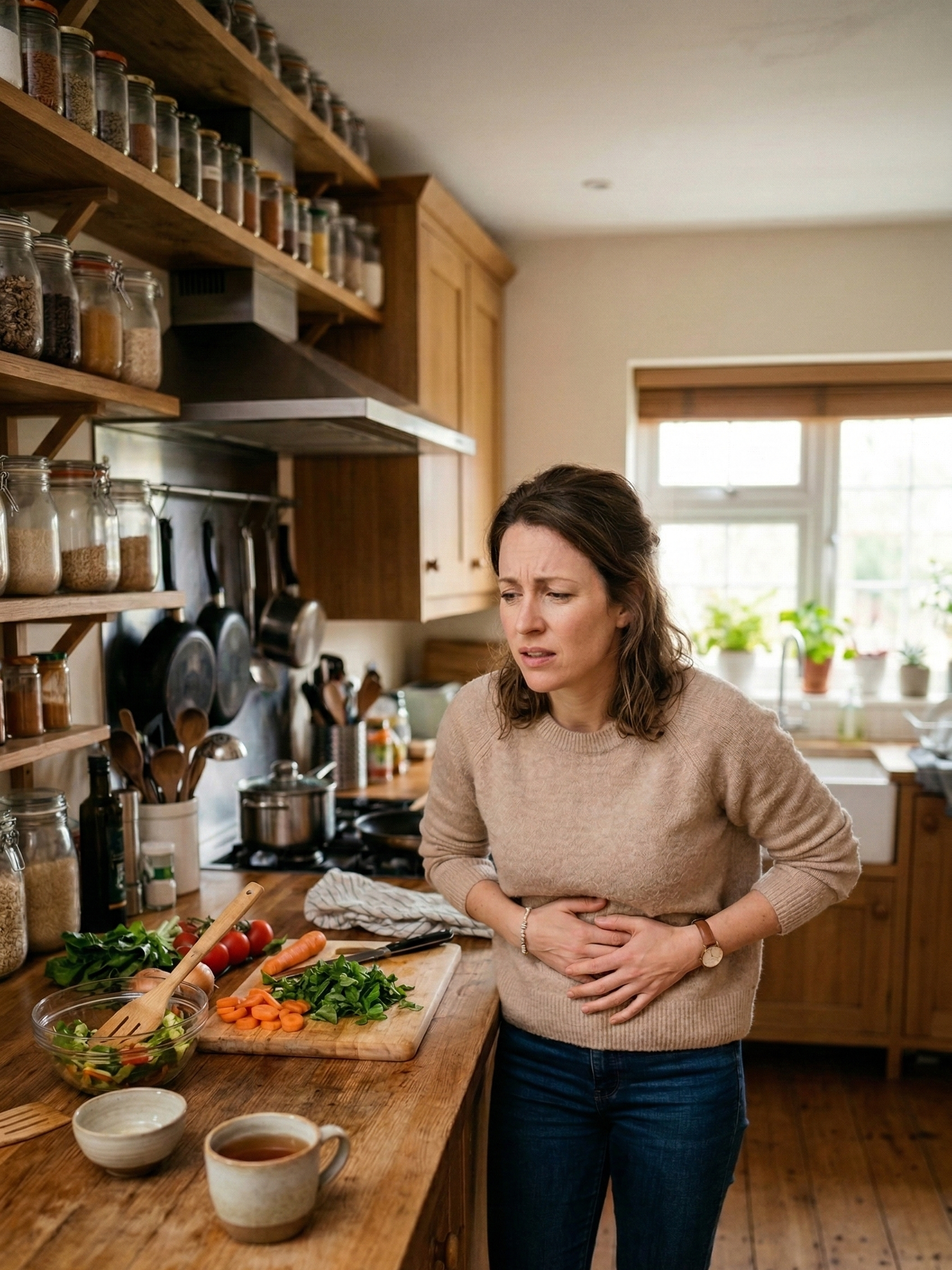 Ventre noué et spasmes